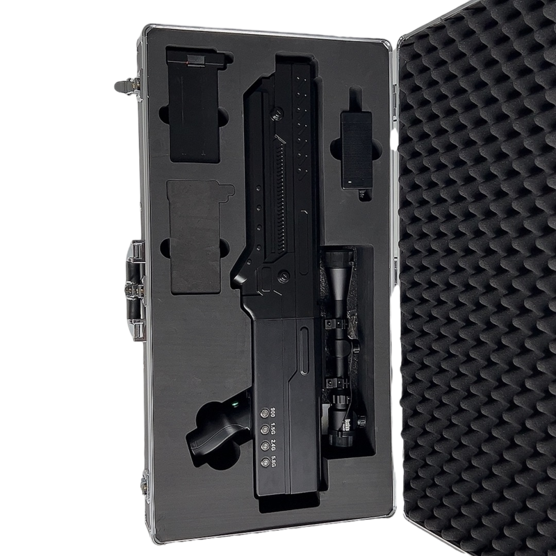  乌什手持便携式枪型低空防御反制四通道B型